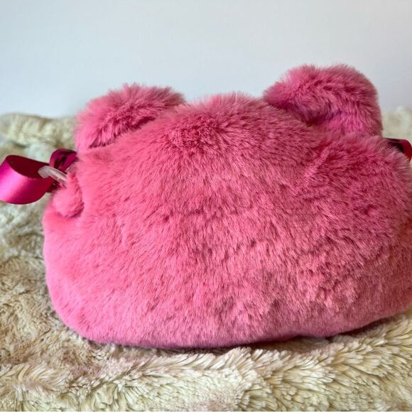 Toy Story Lotso Small Plush Stuffed Crossbody Bag - Picture 2 of 4